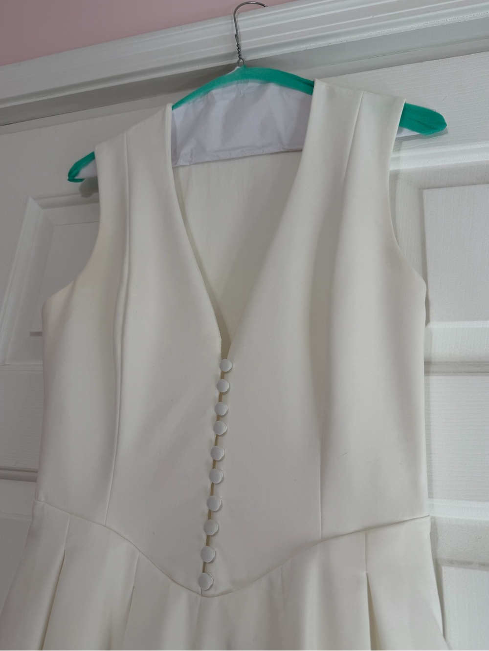 Meshki Keely Cotton Sleeveless Midi Dress - White - Picture 6 of 11